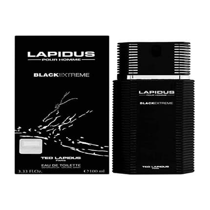 Ted Lapidus Lapidus Pour Homme Black Extreme 3.4 Ounce Eau de Toilette for Men
