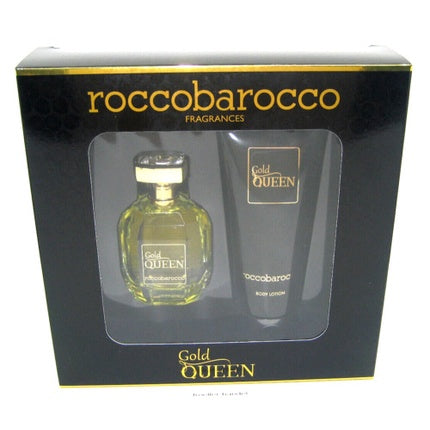 Roccobarocco Gold Queen 100ml Eau de Parfum + 200ml Body Lotion - New & Sealed Roccobarocco