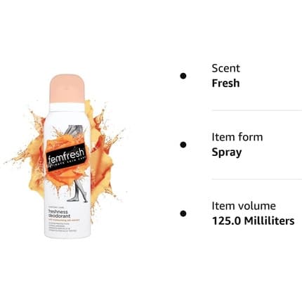 Femfresh Freshness Doedorant Déodorant (Déo) Mixte 125ml