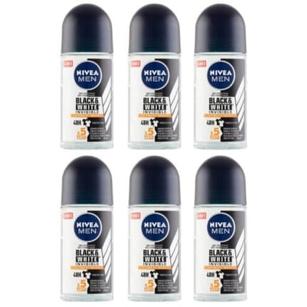 Nivea Black & White Invisible Ultimate Impact - Ball Antiperspirant Déodorant (Déo) Homme 50ml