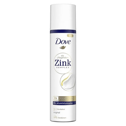 Dove Original Deodorant Spray Aluminum-Free with Nourishing Zinc Complex 100ml Dove