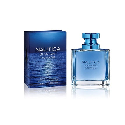 Nautica Midnight Voyage Eau de Toilette Spray 1.6oz Spicy Scent of Pink Pepper and Mesmerizing Amber Nautica