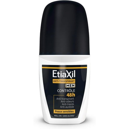 Etiaxil Deodorant Anti-Perspirant Control 48h Roll-On - Pack of 2 Déodorant (Déo) Homme 50ml