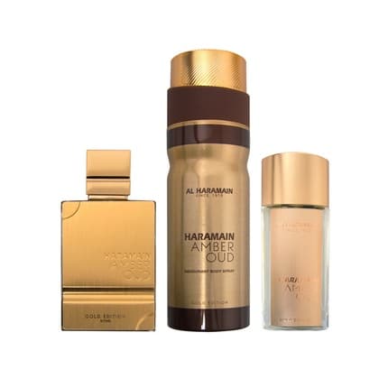Al Haramain Amber Oud Gold Edition Perfume Gift Set Coffret (Coffret) Mixte