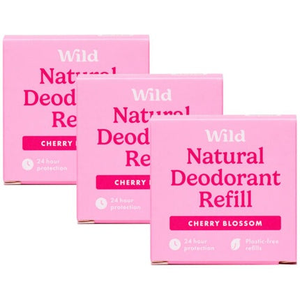 Wild Refill Deodorant Block Cherry Blossom 40g Wild