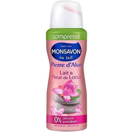 Monsavon Deodorant Milk Lotus Flower - 100 Ml Monsavon