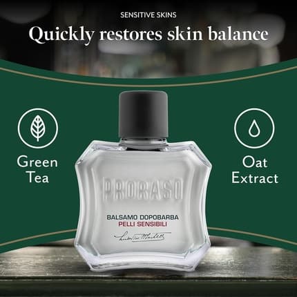 Proraso Sensitive Skin After Shave Balm White Tea Fragrance (Fragrance) Mixte 100ml