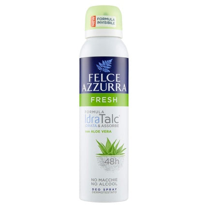 Felce Azzurra Fresh Deodorant 150ml 48h Formula with Aloe Vera Felce Azzurra