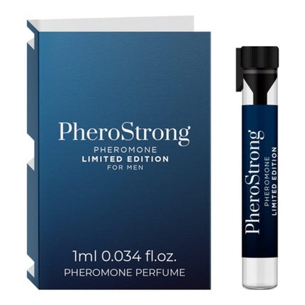 PheroStrong Pheromone Limited Edition for Men Perfume with Pheromone Effect Aphrodisiac for Men Perfume Sprayer for On-the-Go Pheromones Perfume Long Lasting Sampler Travel Size 1ml Pherostrong