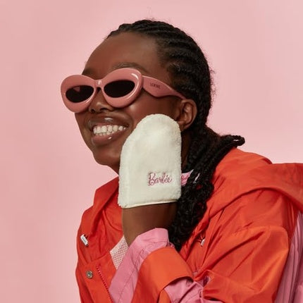 Barbie GLOV Makeup Remover Washcloth Microfiber Cloth Face Sponge Ivory