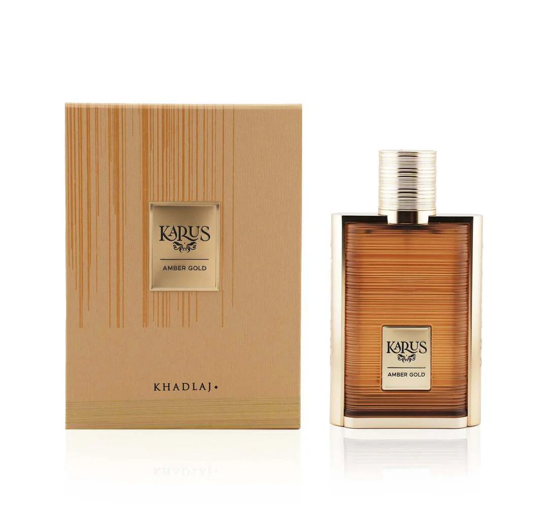 Khadlaj Karus Amber Gold Eau De Parfum Spray 3.4 Ounce Unisex