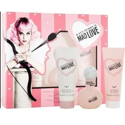 Katy Perry Mad Love Fragrance Coffret Eau de toilette  50ml, Body Lotion 75ml, Shower Gel 75ml Katy Perry