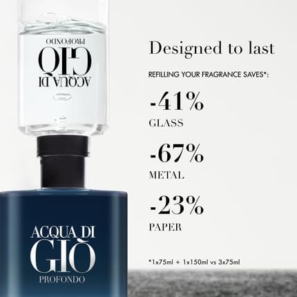 Giorgio Armani Acqua Di Gio Profondo Refill Fragrance (Fragrance) Homme 150ml
