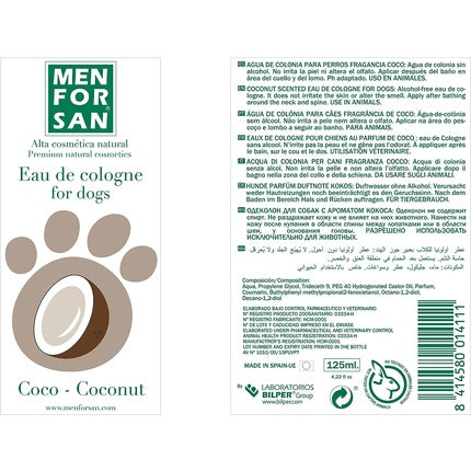 Menforsan Water Cologne for Dogs Coco Eau de Cologne Homme - Aquatique