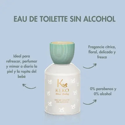 Keko Baby Cologne for Babies Alcohol-Free 100ml Keko New Baby