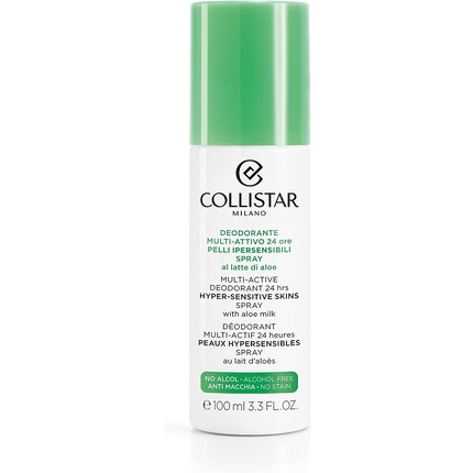 Collistar Perfect Body Deodorant Hyper Sensitive 24hour Deodorant For Sensitive Skin Déodorant (Déo) Mixte 100ml