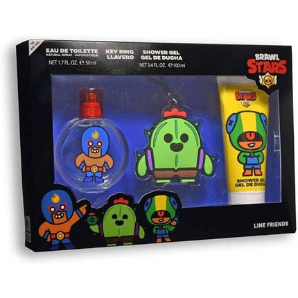 Brawl Stars Col 50 V Perfume for Kids with Gel and Keychain, White, Eau de Cologne (EDC) Mixte 1ml