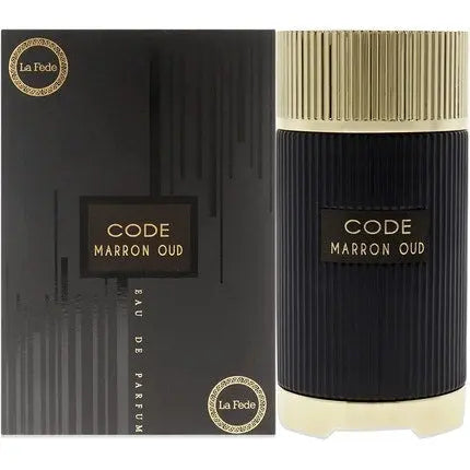 Khadlaj Code Marron Oud Eau de parfum  Spray for Unisex 3.4 oz, 1oz équivaut à 30ml Khadlaj