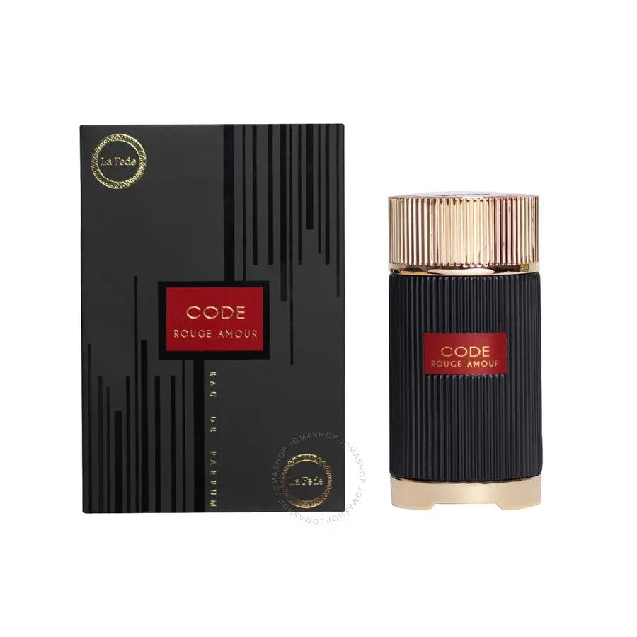 Khadlaj Code Rouge Amour Unisex 3.4 oz, 1oz équivaut à 30ml Eau de parfum  Spray Khadlaj