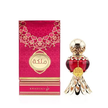 Khadlaj Malika Red Concentrated Perfume Oil for Women 20ml 0.7 Ounce Khadlaj Perfumes