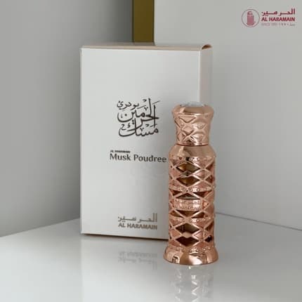 Al Haramain Musk Poudree Perfume Oil Unisex Parfum (Parfum) Mixte 12ml