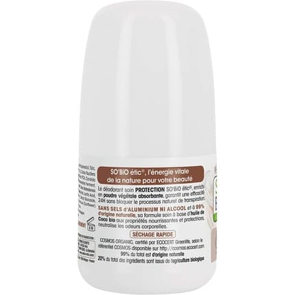 So Bio Éthique Sobio So Bio Etic 24h Coconut Bio Rollon Deodorant Déodorant (Déo) Mixte