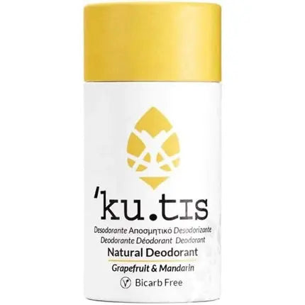 Kutis Bicarb Free Plastic Free Deodorant in Grapefruit and Mandarin 50g Kutis