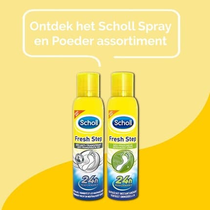 Scholl Deodorant Shoe Extended Protection Shoe Deodorant 150ml Unisexe