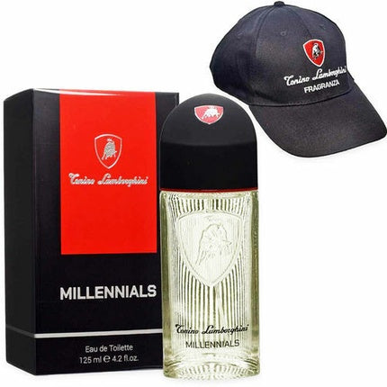 Lamborghini Millennials EDT for Men 125ml with Hat and Samples - Gift Set Lamborghini