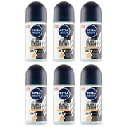 Nivea Black & White Invisible Ultimate Impact - Ball Antiperspirant Déodorant (Déo) Homme 50ml