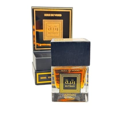 Adyan Rutbah Serie de Wood Sensual Cognac with Cinnamon, Tonka Bean, Oak, Praline, Vanilla, and Sandalwood Luxury Unisexe