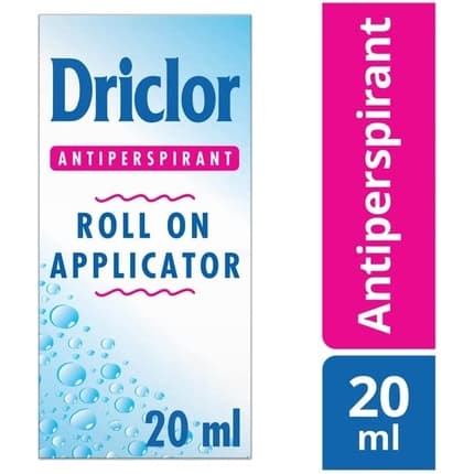 Driclor Antiperspirant Rollon Against Excessive Sweating Solution Déodorant (Déo) Mixte 20ml