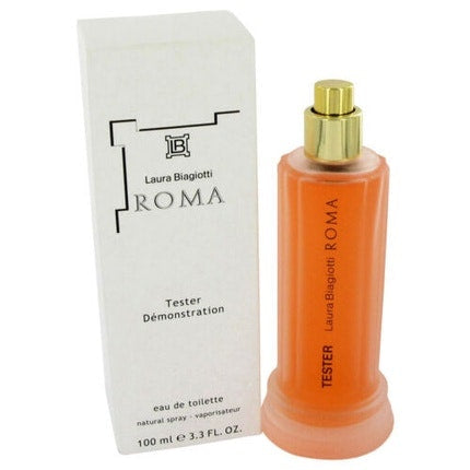ROMA par Laura Biagiotti Eau De Toilette Spray 3.4 oz, 1oz équivaut à 30ml pour femme  - Tester Laura Biagiotti