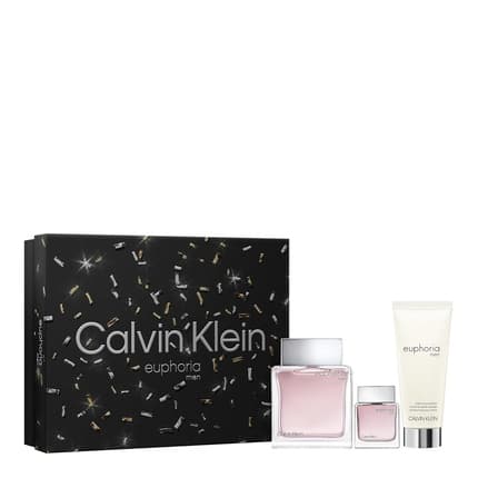 Calvin Klein Euphoria 3 Piece Holiday Gift Set Coffret (Coffret) Homme