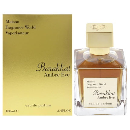 Maison Barakkat Amber Eve for Unisex 3.4 oz EDP Spray Fragrance World