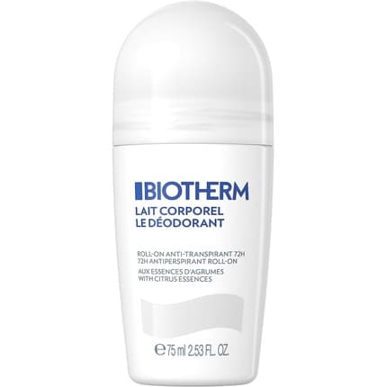 Biotherm Lait Corporel Rollon Antiperspirant 48h Protection Parabenfree Déodorant (Déo) Mixte 75ml