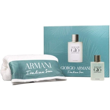 Giorgio Armani Acqua Di Gio Eau De Toilette 100Ml + Towel Giorgio Armani