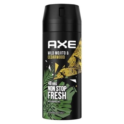 Nuwa Axe Deodorant Bodyspray Wild Mojito & Cedarwood Déodorant (Déo) Mixte 150ml