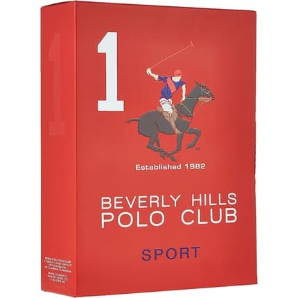 Beverly Hills Polo Club Sport 2 Piece Gift Set: and Deodorant Coffret (Coffret) Mixte 50ml