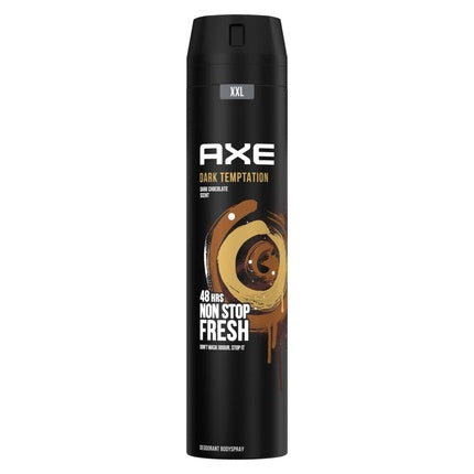 Axe Deodorant Body Spray Dark Temptation 48h Protection with Dual Action Zinc Technology 250ml Axe/Lynx