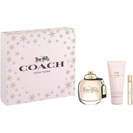 Coach Coffret Eau de Parfum 90ml Body Lotion 100ml and Travel Spray 7.5ml Coach