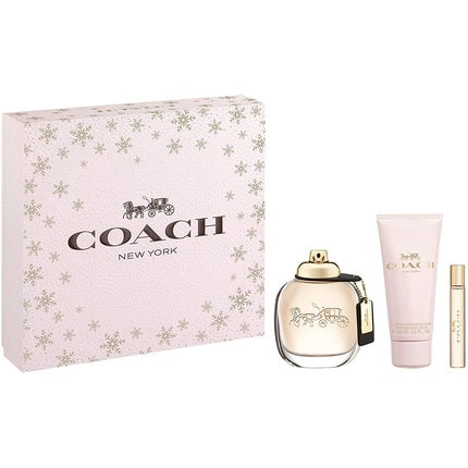 Coach Gift Set Eau de Parfum 90ml Body Lotion 100ml and Travel Spray 7.5ml Coach