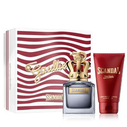 Jean Paul Gaultier Scandal with Shower Gel 's Box Coffret (Coffret) Homme 50ml
