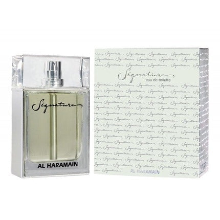 Al-Haramain Signature  Pour Homme Eau De Toilette Avec Lily Amber Wood 100ml Al-Haramain