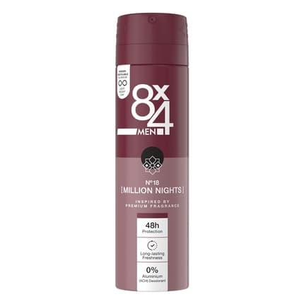 8x4 Deo N° 18 Million Nights Oriental Scented Deodorant Déodorant (Déo) Homme 150ml