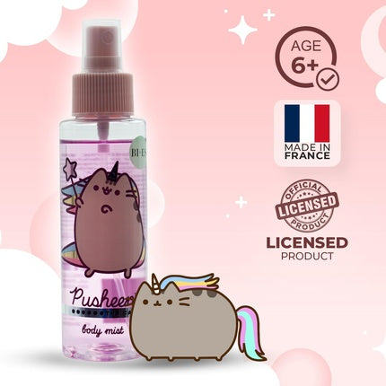 Pusheen The Cat Body Mist for Girls - Strawberry Fragrance - Long-Lasting Scent Bi Es