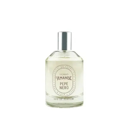 L'AMANDE Fresh and Spicy Men's Fragrance with Notes of Black Pepper, White Musk, Patchouli, and Rosemary Eau de Parfum L'Amande