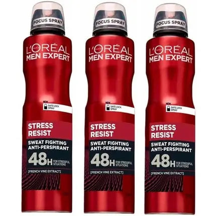 L'Oreal Paris Men Expert Stress Resist Deodorant Body Spray 250ml L'Oréal