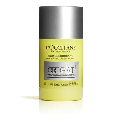 L'occitane Cedrat Deodorant Stick Mens Perfume 75g L'Occitane