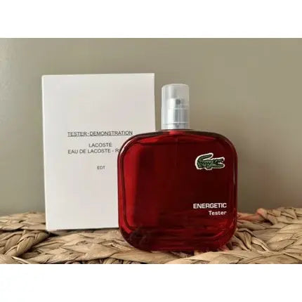 Lacoste L.12.12 ROUGE-ENERGETIC Eau de Toilette Spray for Men 3.3oz 100ml Lacoste